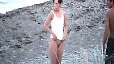Nudist beach camp