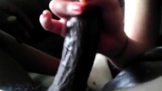 Black Dick Worship - Interracial Handjob