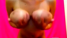 Big Huge Natural Tits Nipples Webcam