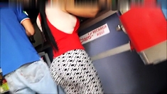 Asian hos get caught pissing in public by fetish voyeur